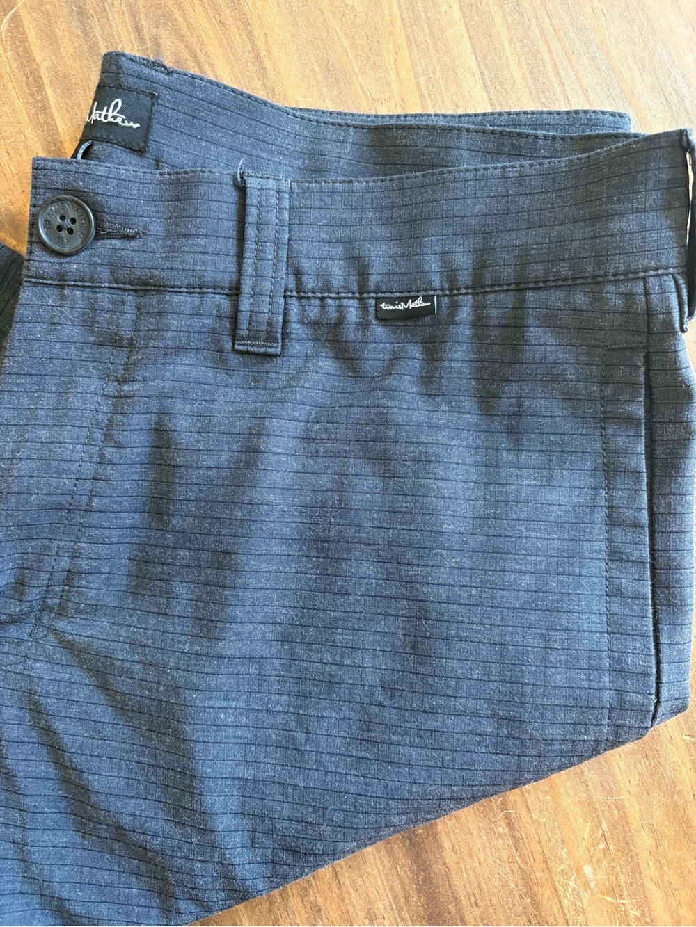 Travis Mathew Black Pinstripe Golf ⛳️ Shorts
